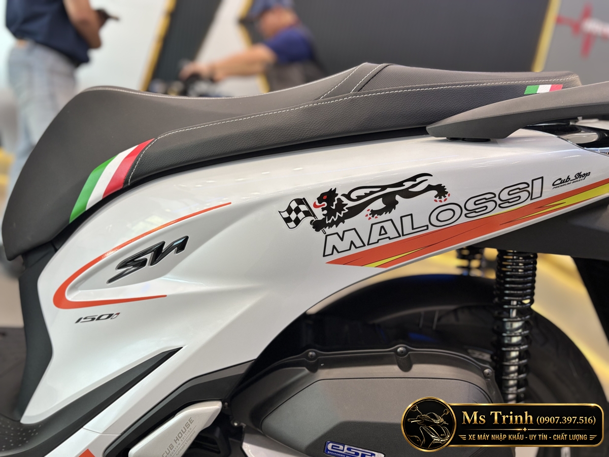 Honda SH150 Ý Malossi 2026 tại Huế - Tem custom thể thao, dáng SH thanh lịch