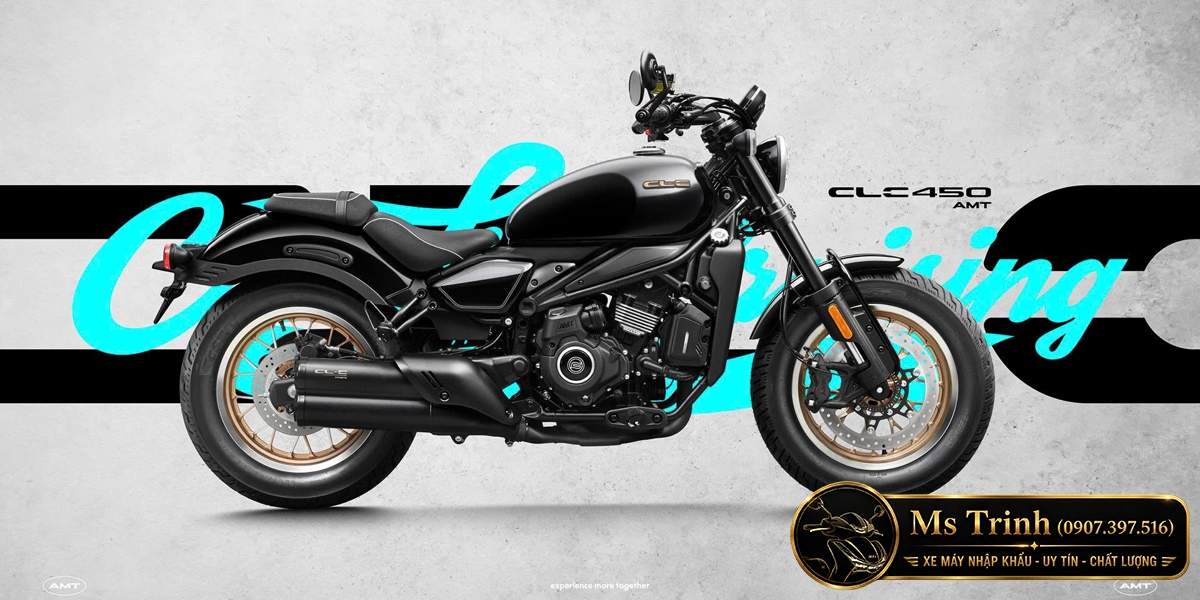 CFMoto 450CL-C AMT tại Huế – Cruiser 449cc hộp số tự động AMT đầy cuốn hút, giá tốt