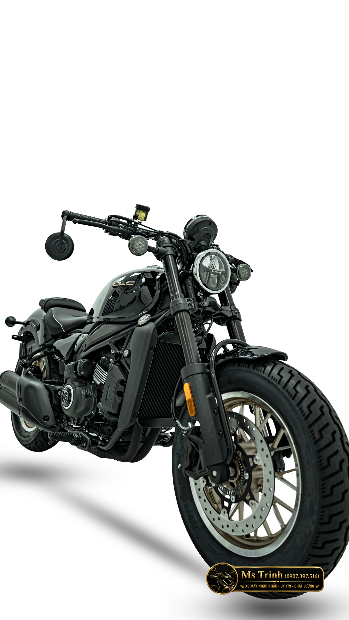 CFMOTO 450CL-C AMT Huế Cruiser 449cc số tự động, giá 167 triệu