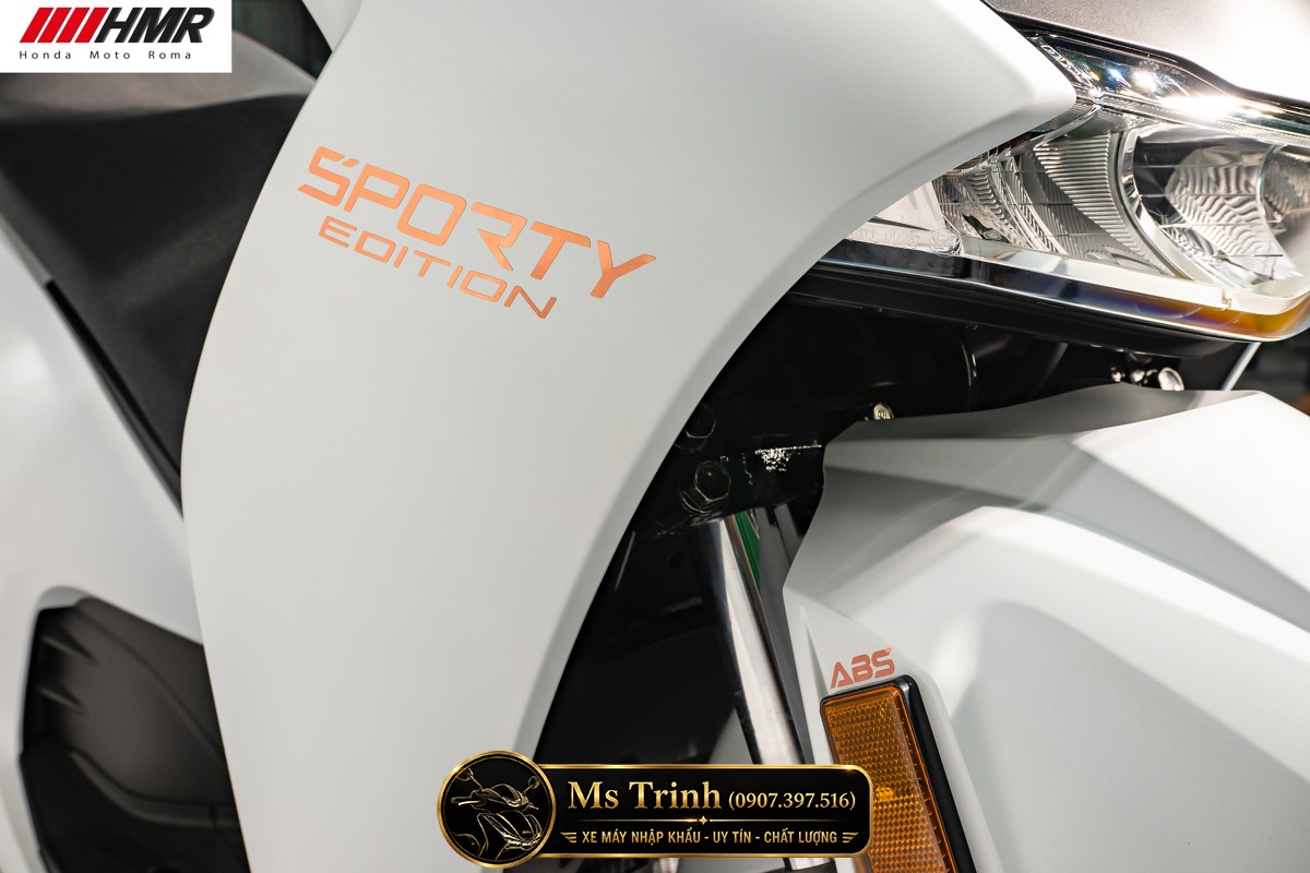 Honda SH350i nhập Ý 2026 tại Huế - SH350i Sporty Trắng Nhám, Xám Bóng Đẳng Cấp Chuẩn Ý