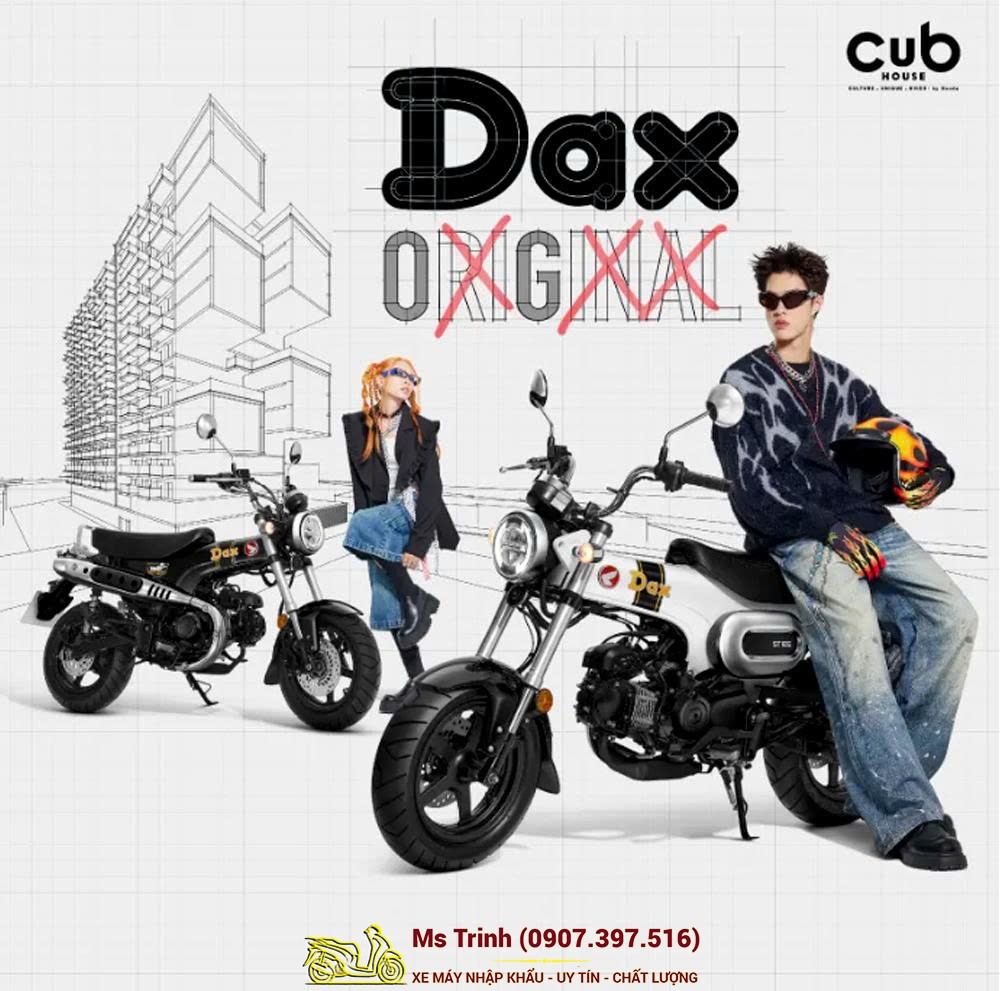 Honda Dax ST125 2026 tại Huế - Minibike huyền thoại khung T-Bone đầy cá tính