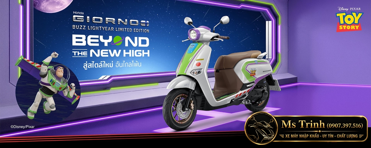 Honda Giorno+ Buzz Lightyear Limited Edition 2026 Bản giới hạn 2.000 xe tại Huế