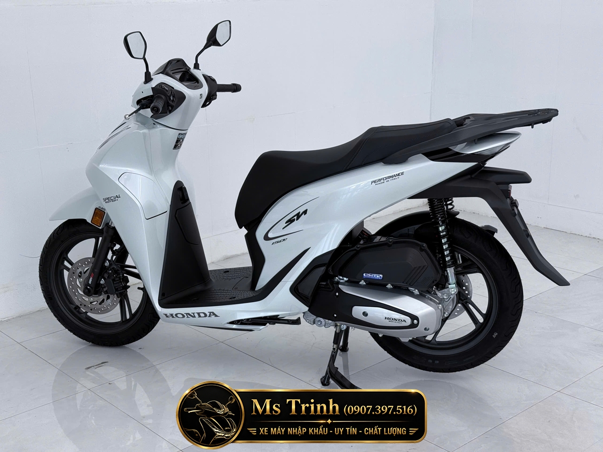 Honda SH150i Special Edition Standard nhập HMR Ý màu trắng tại Huế: Giá trị nằm trong từng chi tiết nguyên bản