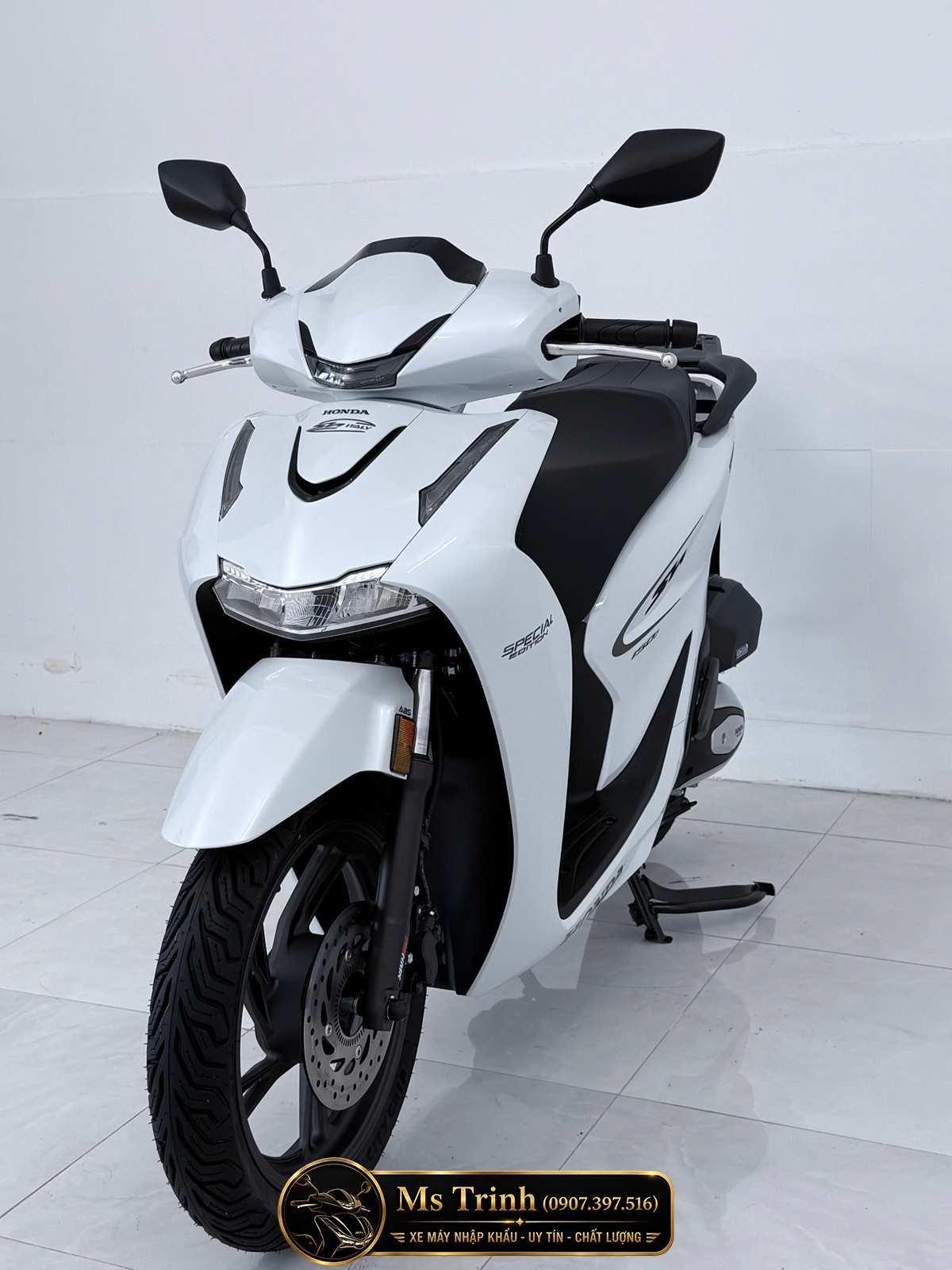 Honda SH150i Special Edition Standard nhập HMR Ý màu trắng tại Huế: Giá trị nằm trong từng chi tiết nguyên bản