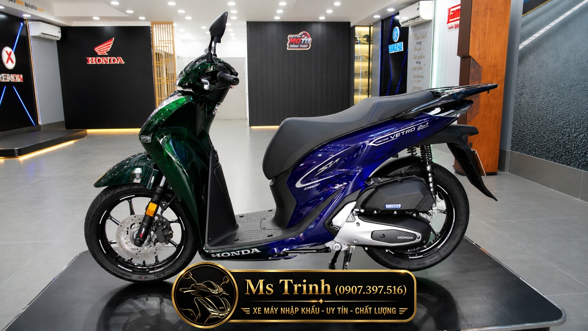 Honda SH150i Vetro Green - Sapphire tại Huế: SH Ý Limited 200 xe