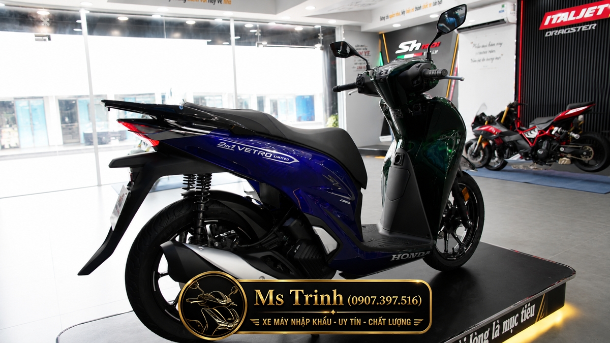 Honda SH150i Vetro Green - Sapphire tại Huế: SH Ý Limited 200 xe