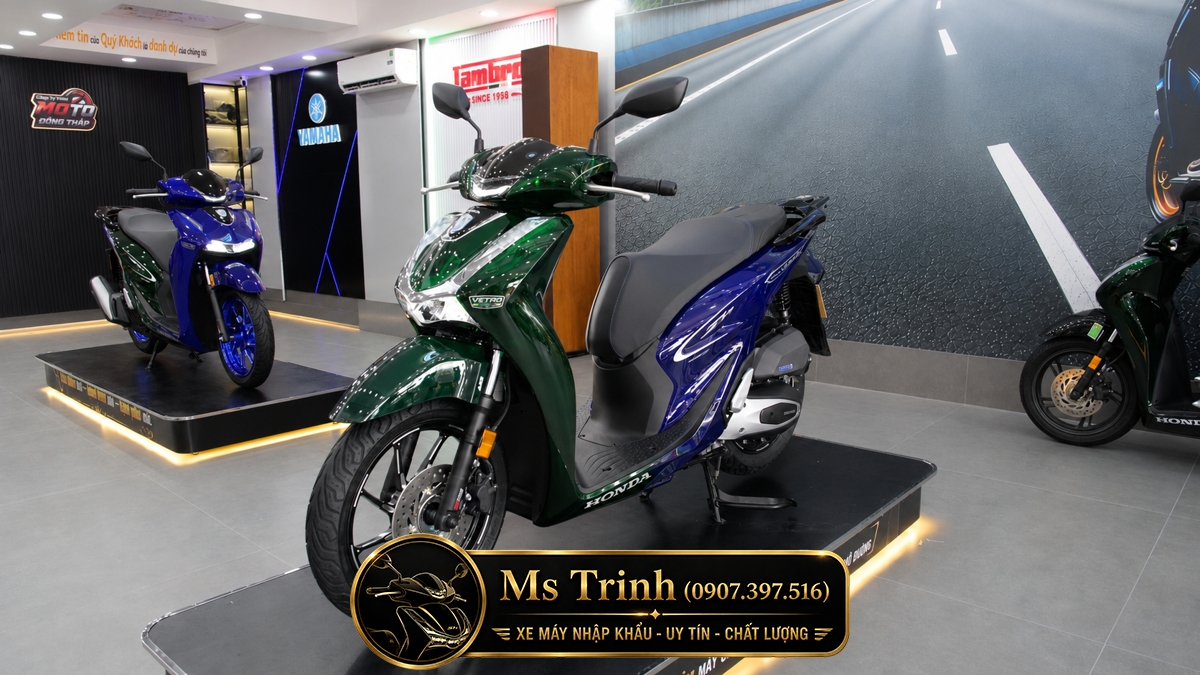 Honda SH150i Vetro Green - Sapphire tại Huế: SH Ý Limited 200 xe