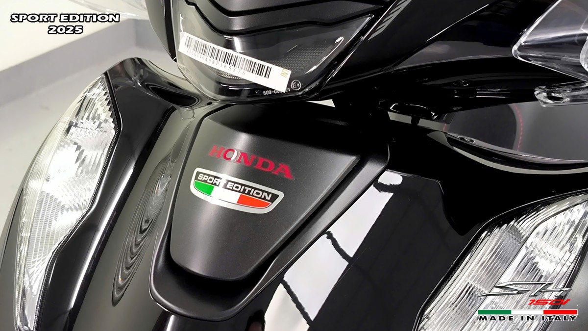 Honda SH150i 2025 Italy Sport Edition Màu Đen, Nhập Chính Hãng, Giá Rẻ tại Huế