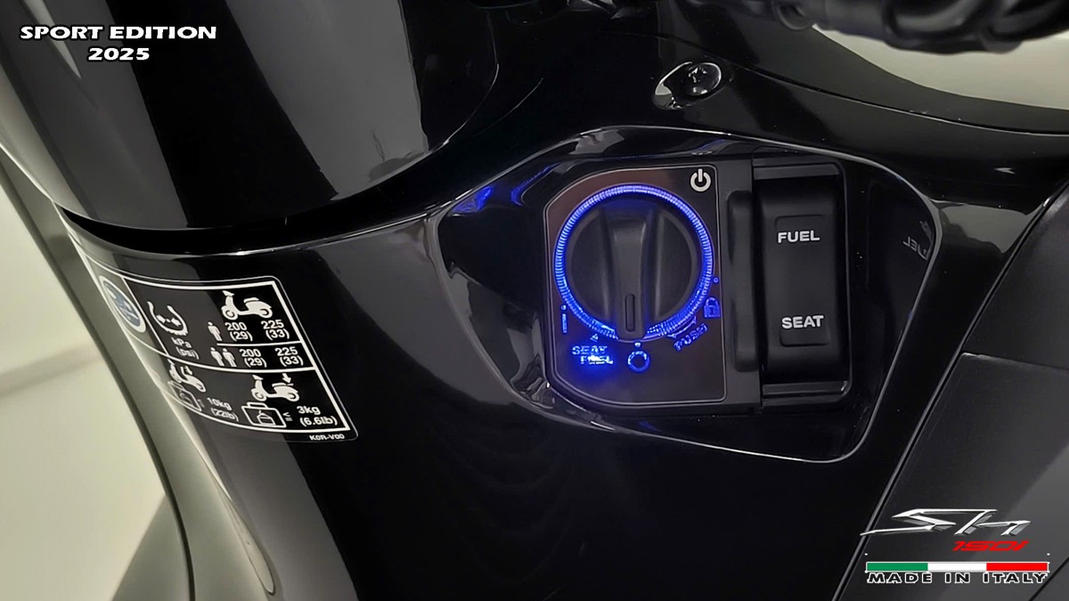 Honda SH150i 2025 Italy Sport Edition Màu Đen, Nhập Chính Hãng, Giá Rẻ tại Huế