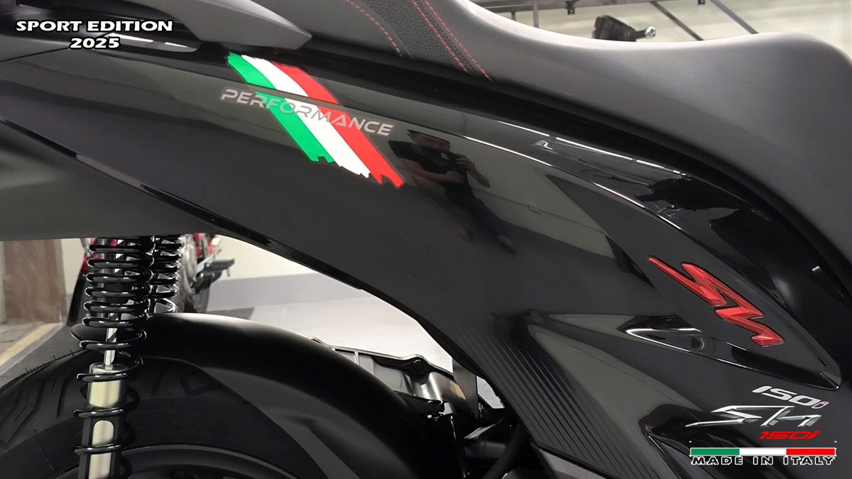 Honda SH150i 2025 Italy Sport Edition Màu Đen, Nhập Chính Hãng, Giá Rẻ tại Huế