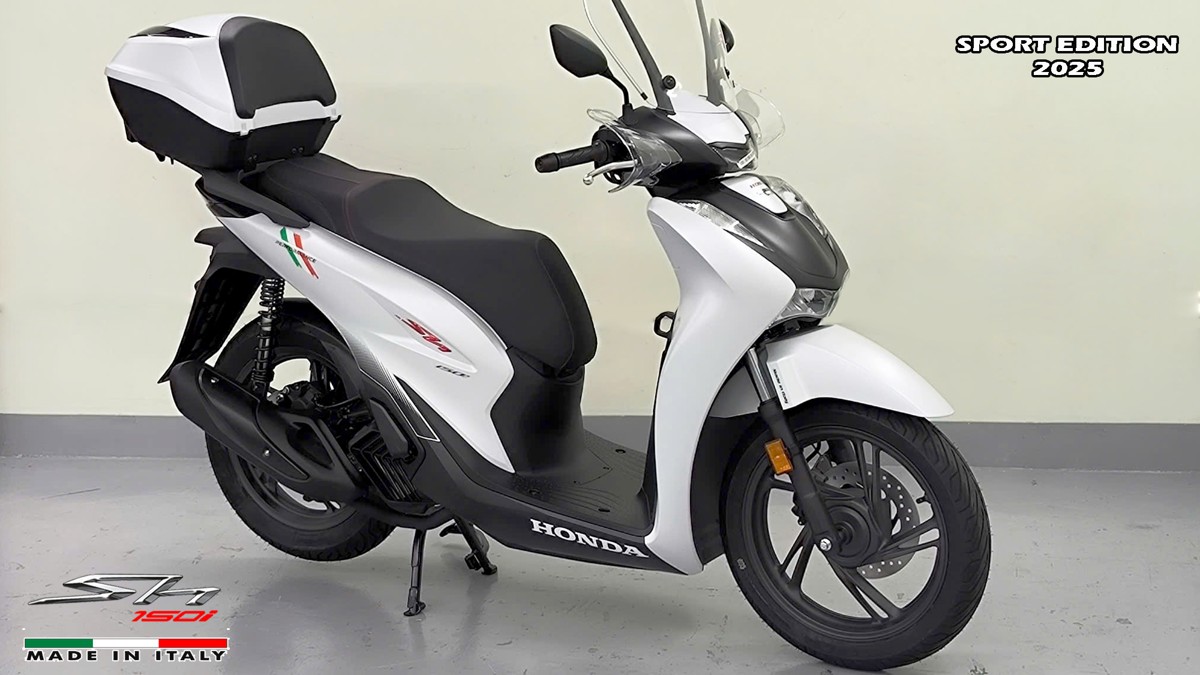 Honda SH150i Sport Edition 2025 Trắng, Made In Italy, Nhập Chính Hãng tại Huế