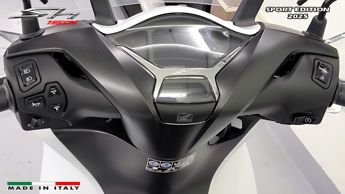 Honda SH150i Sport Edition 2025 Trắng, Made In Italy, Nhập Chính Hãng tại Huế