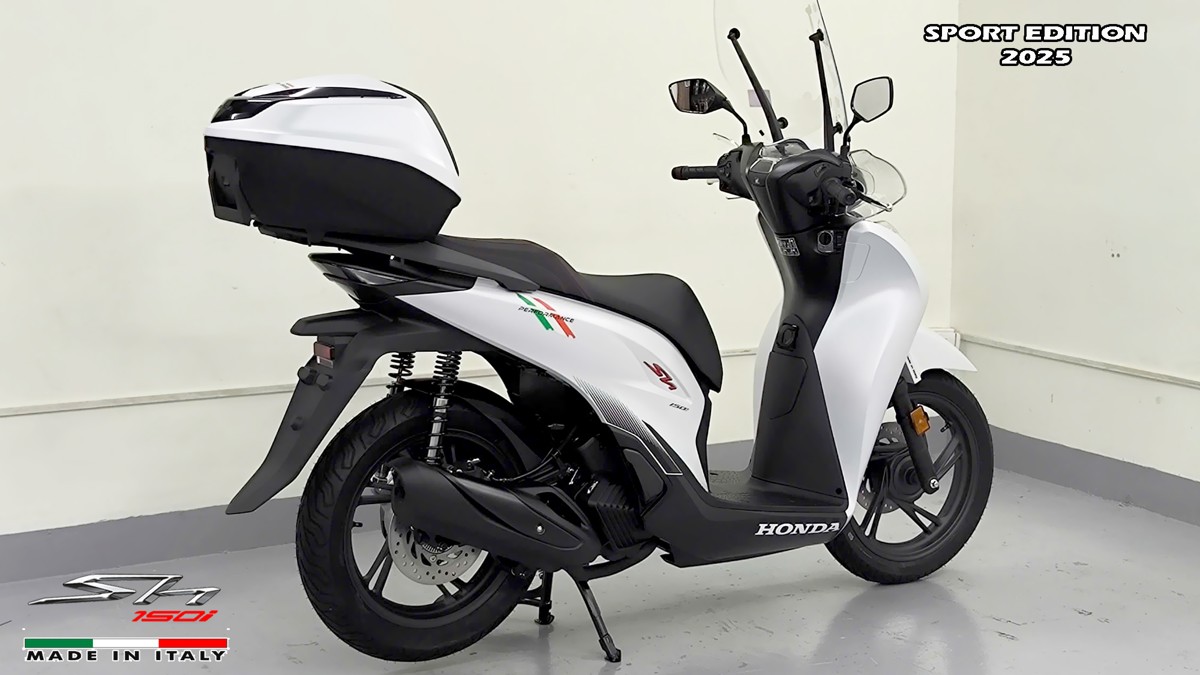 Honda SH150i Sport Edition 2025 Trắng, Made In Italy, Nhập Chính Hãng tại Huế