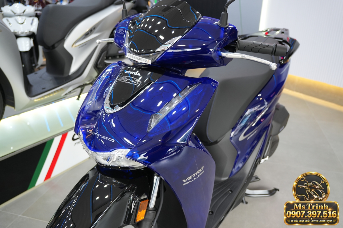 Honda SH150 Vetro Blue 2027 tại Huế - Xanh Sapphire trong suốt, nhập Ý sang trọng