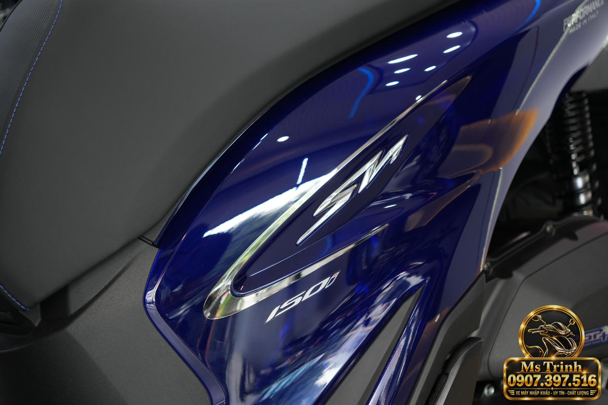 Honda SH150 Vetro Blue 2027 tại Huế - Xanh Sapphire trong suốt, nhập Ý sang trọng