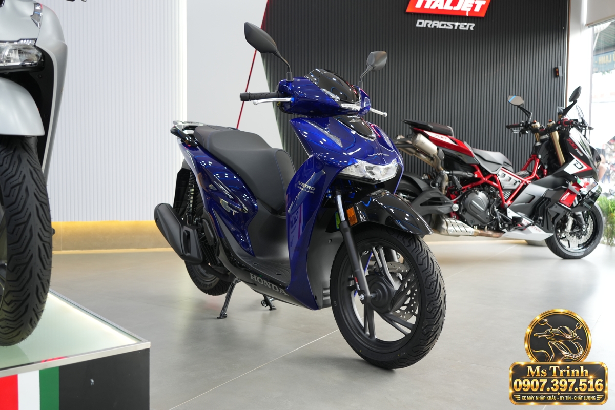 Honda SH150 Vetro Blue 2027 tại Huế - Xanh Sapphire trong suốt, nhập Ý sang trọng