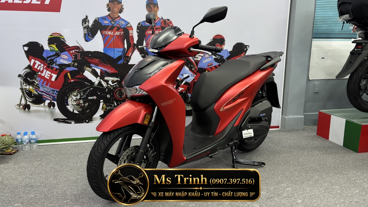Honda SH150 Ý 2026 màu đỏ Sporty New Concept tại Huế: Giá trị khác biệt của một chiếc SH nhập khẩu