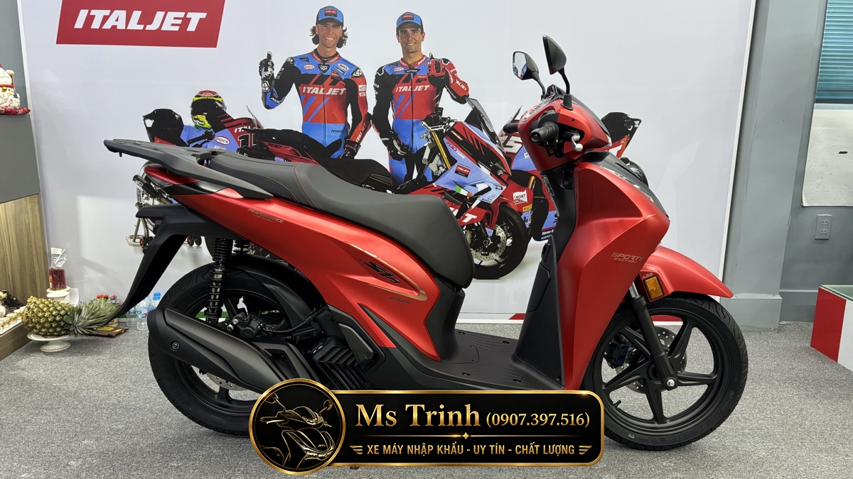 Honda SH150 Ý 2026 màu đỏ Sporty New Concept tại Huế: Giá trị khác biệt của một chiếc SH nhập khẩu