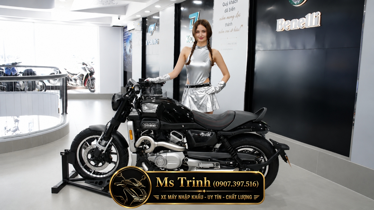 Hyosung GV350X tại Huế - Cruiser 350cc Phong Cách Mỹ Cơ Bắp, Cá Tính