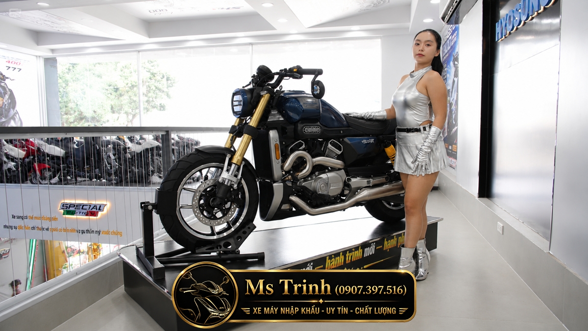 Hyosung GV350X tại Huế - Cruiser 350cc Phong Cách Mỹ Cơ Bắp, Cá Tính