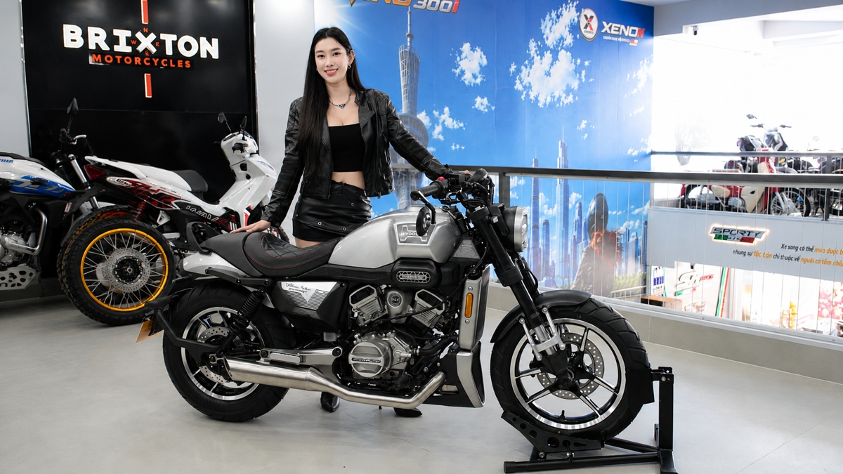 Hyosung GV350X tại Huế - Cruiser 350cc Phong Cách Mỹ Cơ Bắp, Cá Tính