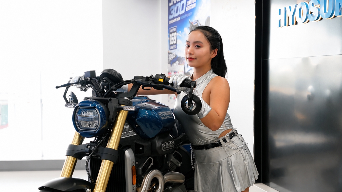 Hyosung GV350X tại Huế - Cruiser 350cc Phong Cách Mỹ Cơ Bắp, Cá Tính