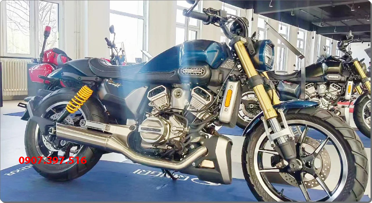 Hyosung GV350X tại Huế - Cruiser 350cc Phong Cách Mỹ Cơ Bắp, Cá Tính