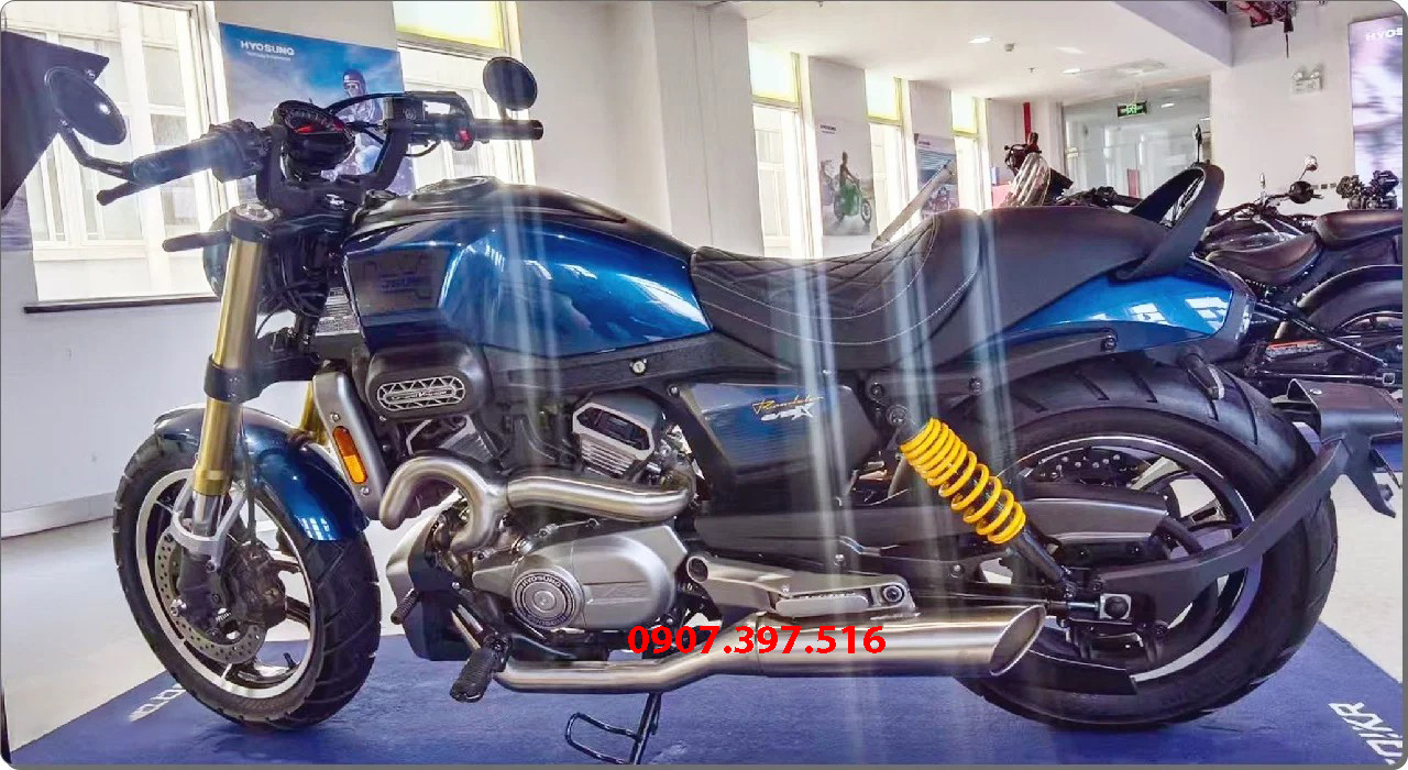 Hyosung GV350X tại Huế - Cruiser 350cc Phong Cách Mỹ Cơ Bắp, Cá Tính
