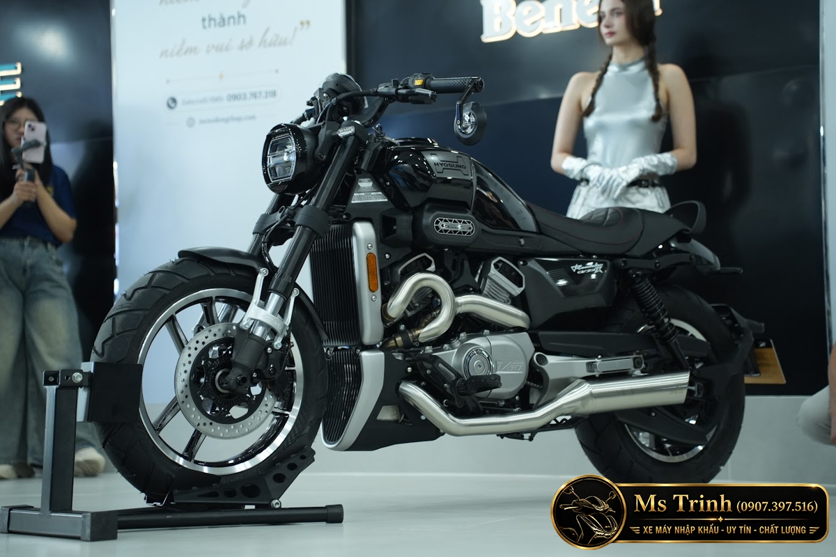 Hyosung GV350X tại Huế - Cruiser 350cc Phong Cách Mỹ Cơ Bắp, Cá Tính