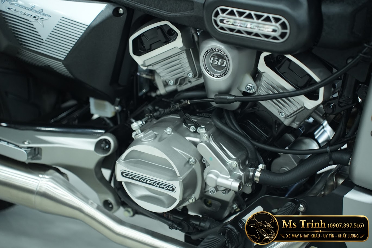 Hyosung GV350X tại Huế - Cruiser 350cc Phong Cách Mỹ Cơ Bắp, Cá Tính