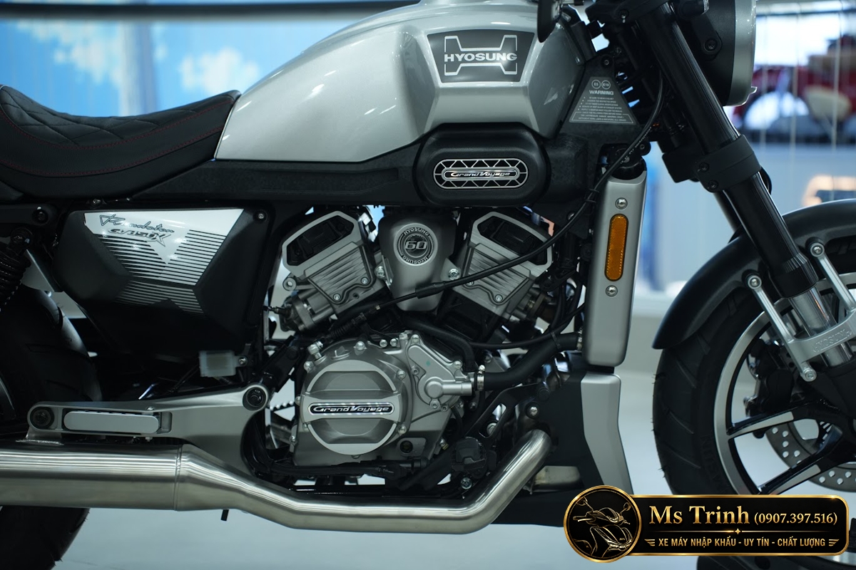Hyosung GV350X tại Huế - Cruiser 350cc Phong Cách Mỹ Cơ Bắp, Cá Tính