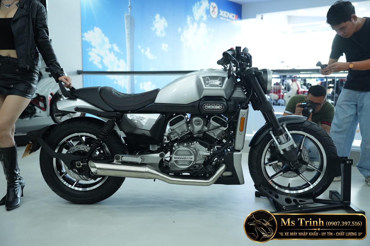 Hyosung GV350X tại Huế - Cruiser 350cc Phong Cách Mỹ Cơ Bắp, Cá Tính
