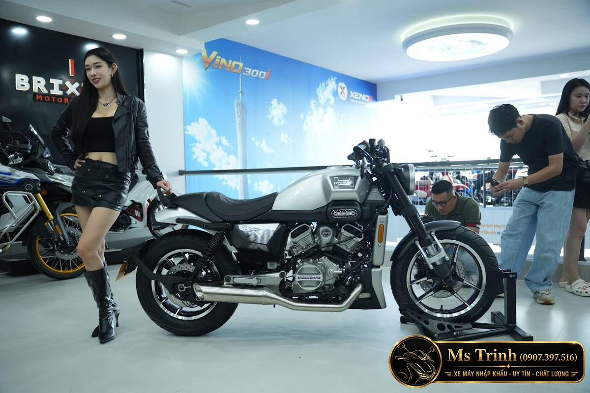 Hyosung GV350X tại Huế - Cruiser 350cc Phong Cách Mỹ Cơ Bắp, Cá Tính