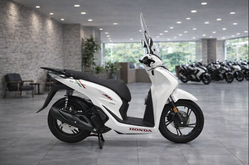 Honda SH150 trắng pha lê nhập Ý 2026 tại Huế - Sport Edition chính ngạch, chuẩn chất Ý