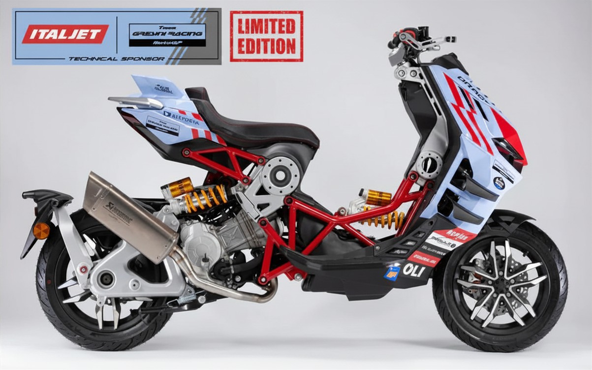 Italjet Dragster 300 Gresini Racing Tại Huế - Chiếc Scooter Ý Khiến Dân Chơi Xe Phải Ngoái Nhìn