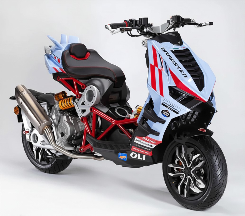 Italjet Dragster 300 Gresini Racing Tại Huế - Chiếc Scooter Ý Khiến Dân Chơi Xe Phải Ngoái Nhìn