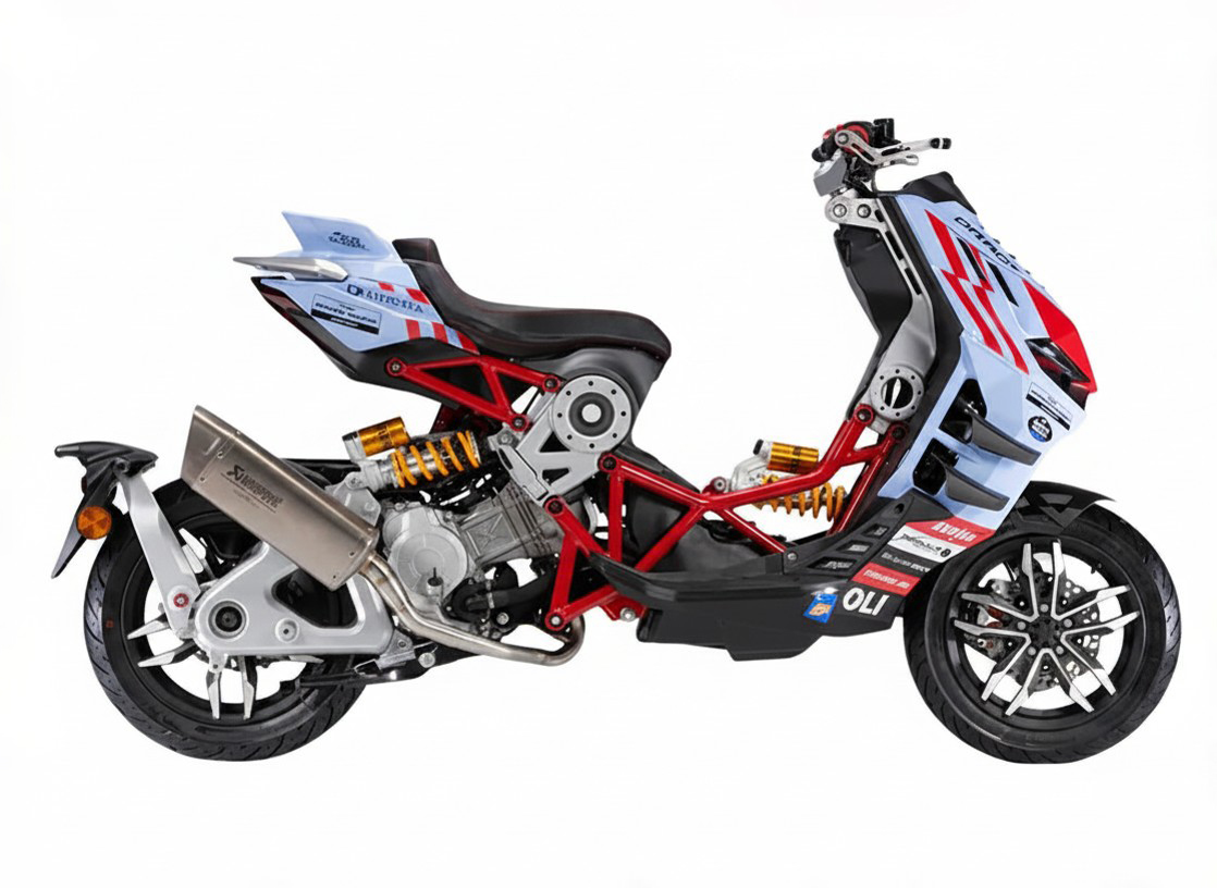 Italjet Dragster 300 Gresini Racing Tại Huế - Chiếc Scooter Ý Khiến Dân Chơi Xe Phải Ngoái Nhìn