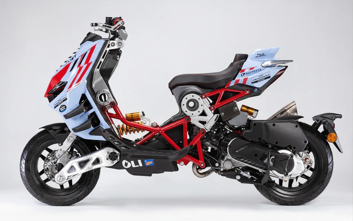 Italjet Dragster 300 Gresini Racing Tại Huế - Chiếc Scooter Ý Khiến Dân Chơi Xe Phải Ngoái Nhìn
