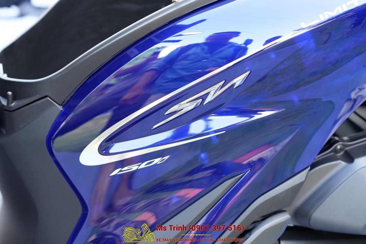 Honda SH150 Vetro Blue 2026 Limited Edition - Siêu phẩm SH Ý dàn áo xanh trong suốt cực hiếm tại Huế
