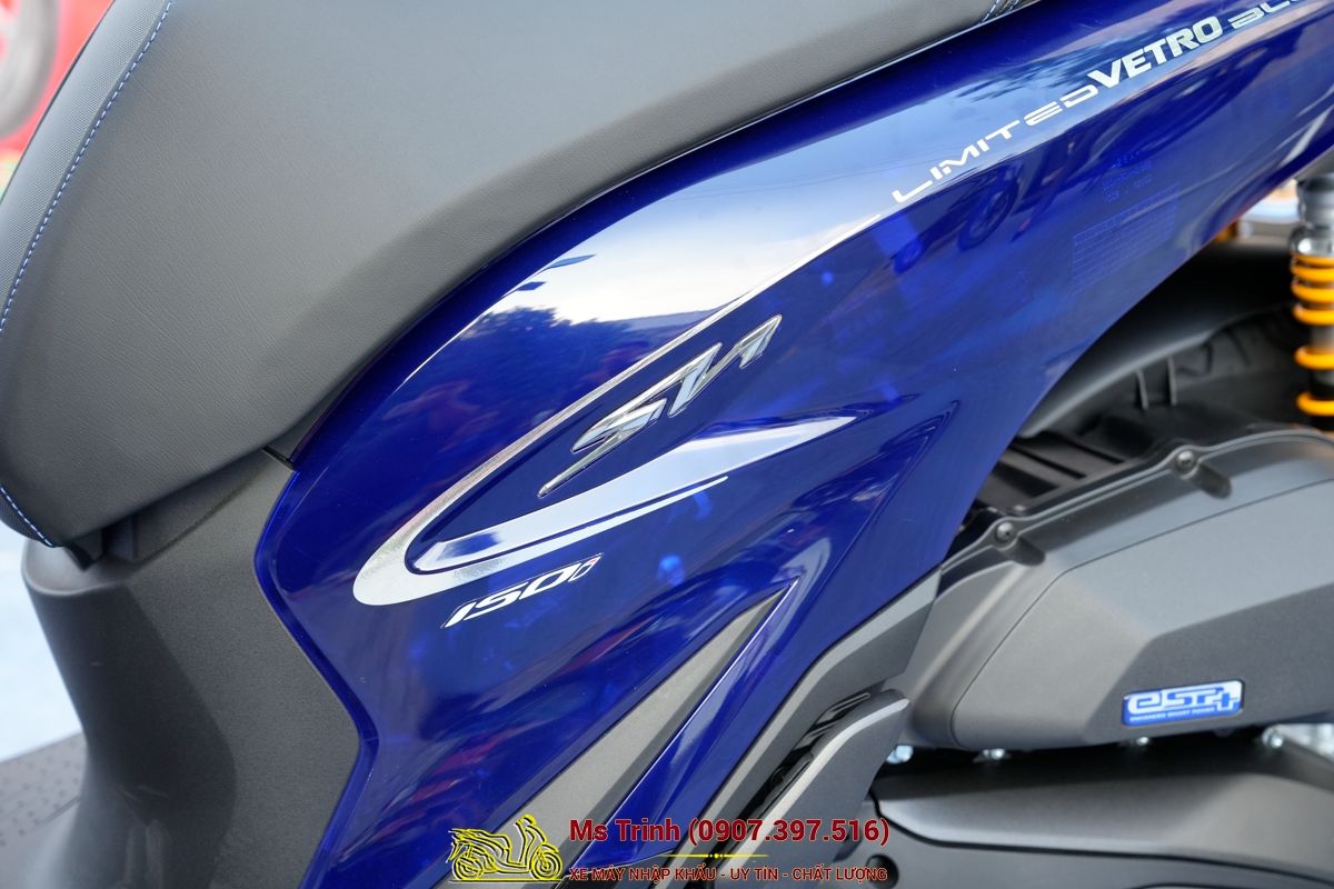 Honda SH150 Vetro Blue 2026 Limited Edition - Siêu phẩm SH Ý dàn áo xanh trong suốt cực hiếm tại Huế
