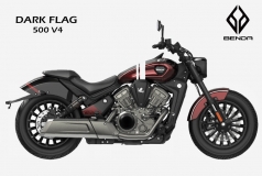 Benda Drak Flag 500, Động Cơ V4, Phuộc Nâng Điện, TCS, ABS tại Huế